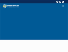 Tablet Screenshot of colegiomontano.edu.gt
